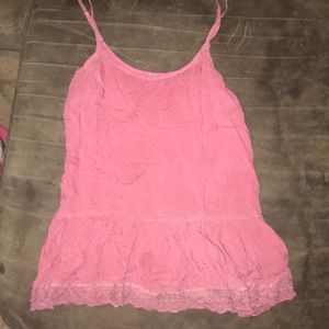 Pink tank top